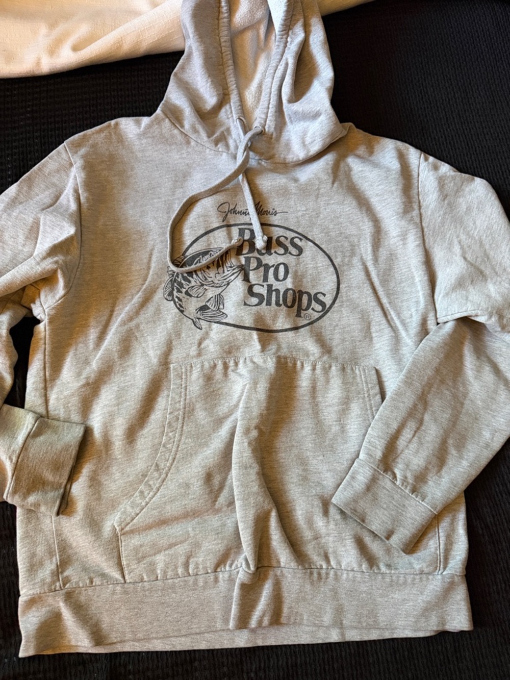 Bass Pro Shops Light Gray Men's Pullover Hoodie with Logo